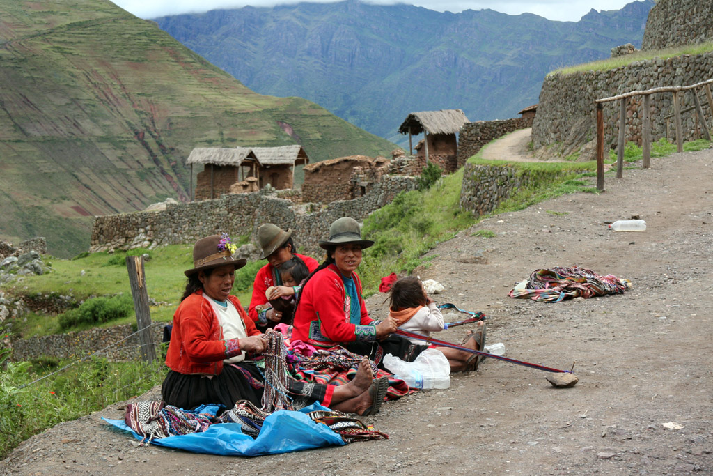 Peru - u stareho hradiste Inku